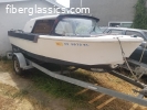 59 wizard marlin cruiser 18' cuddy cabin